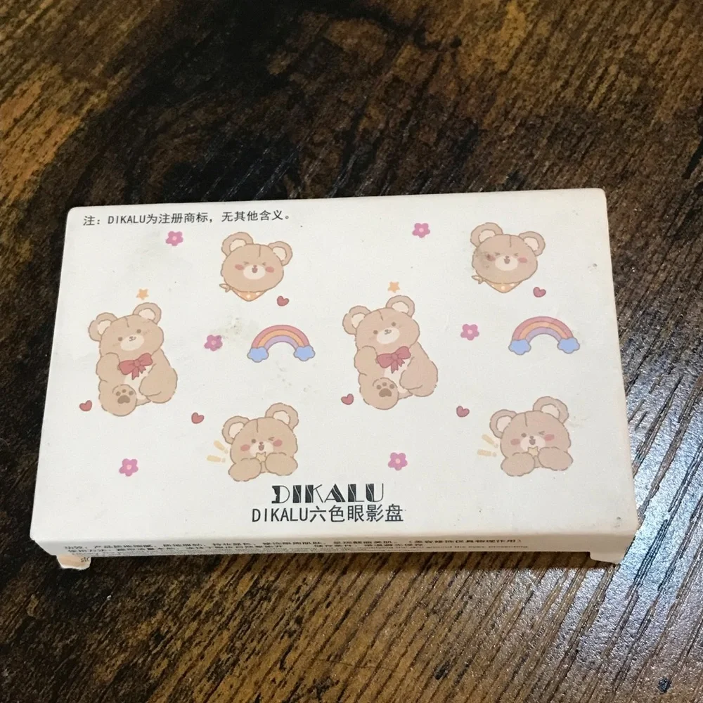 Bear-Shaped Neutral Eyeshadow Palette - Pink/Brown